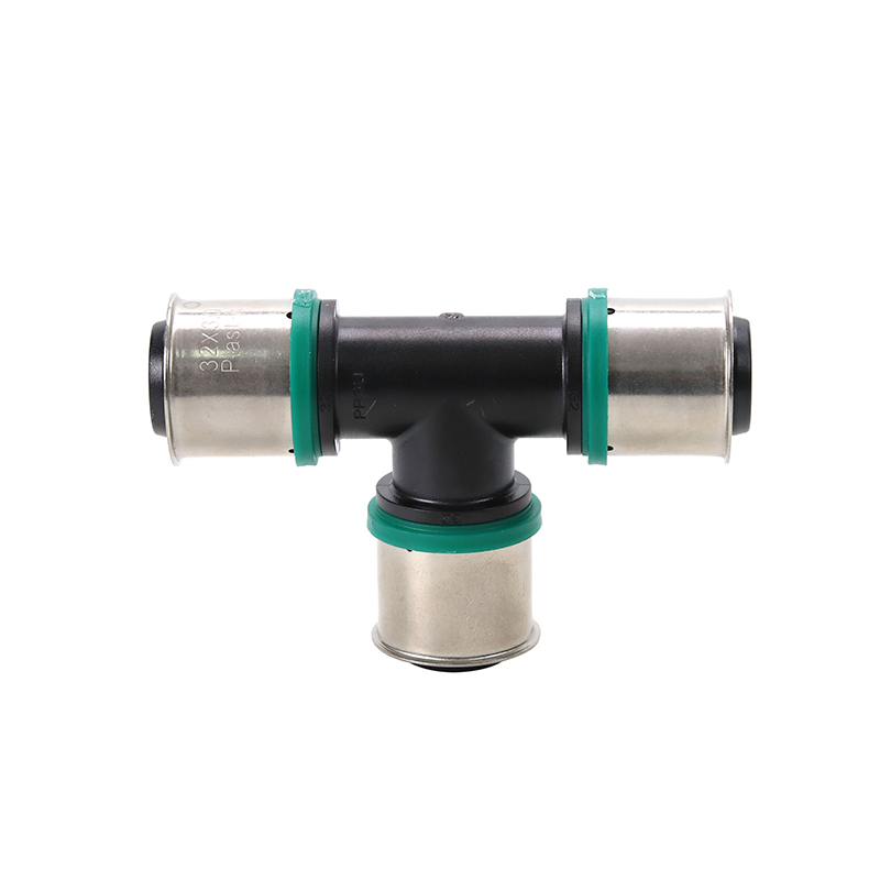 PPSU press fitting, multi-jaw,smooth surface.