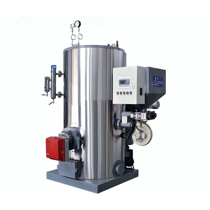 Vertical water tube + threaded smoke tube heat exchange, rapid heating to generate steam in 3-5 minutes, thermal efficiency of over 92%, saving 20%-30% energy compared with traditional boilers.