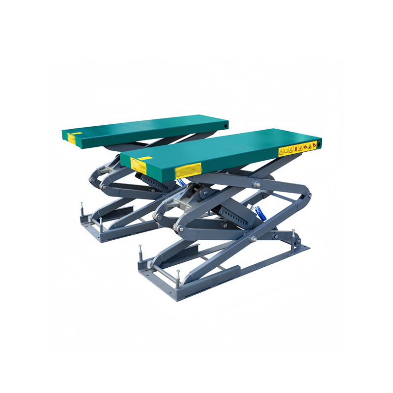 The heavy-duty hydraulic scissor lift ensures no shaking during maintenance.