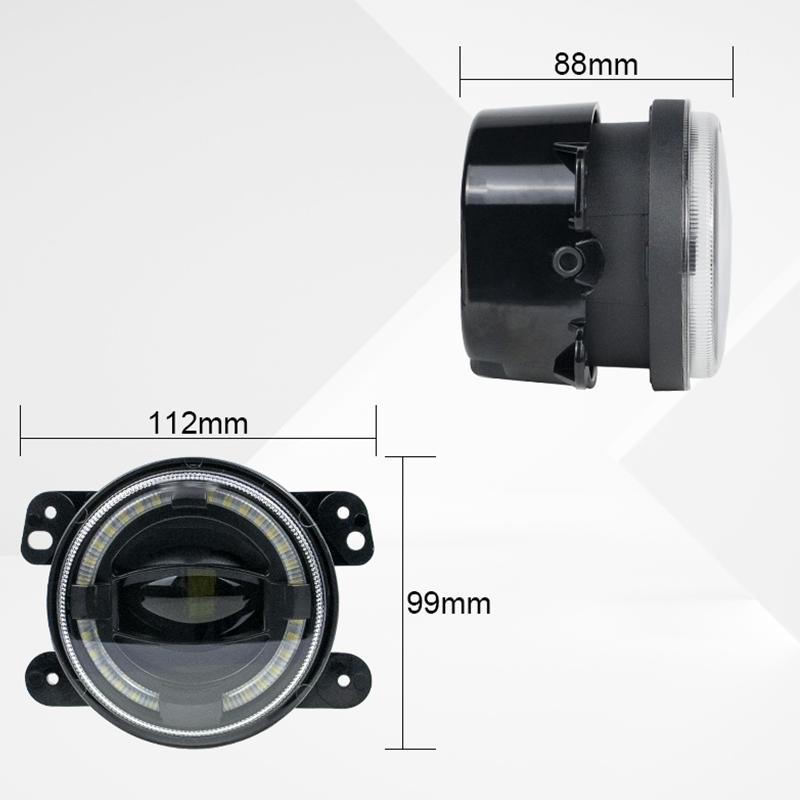 Car aluminum fog lights have impact resistance and corrosion resistance.