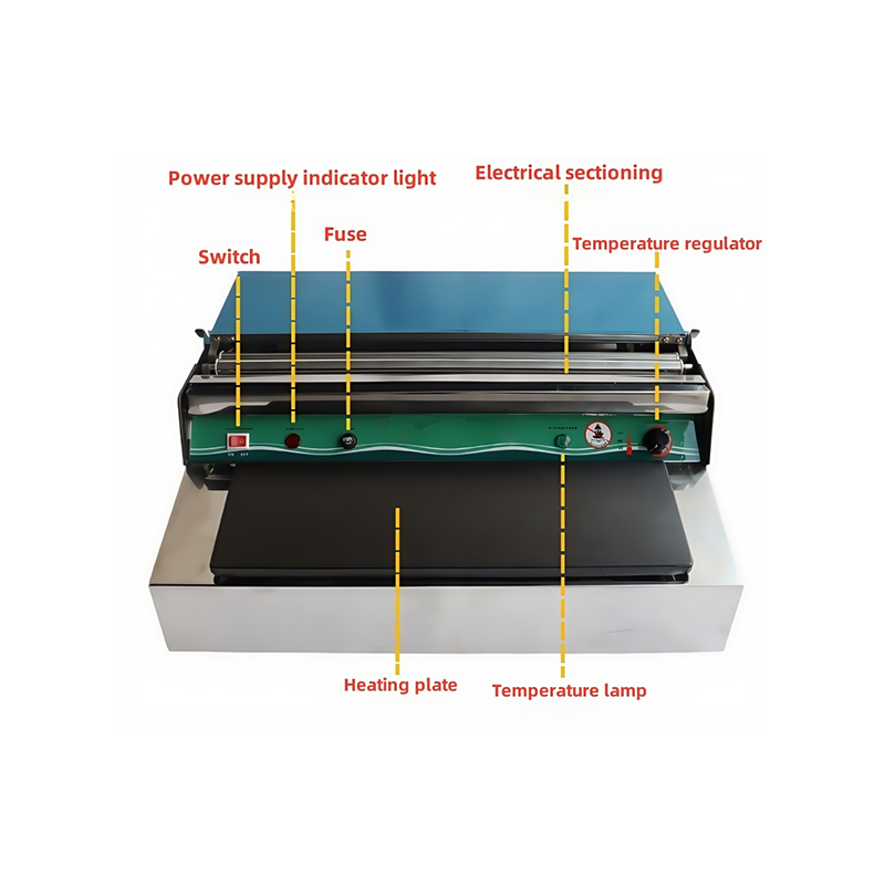 Desktop cling film packaging machine suitable for convenience stores