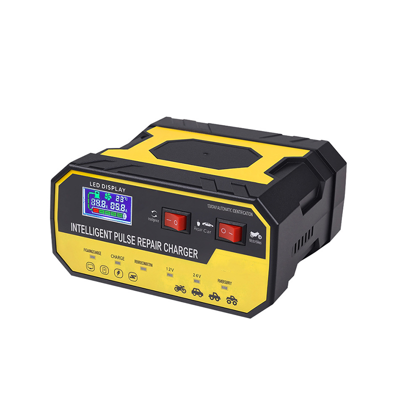 The automatic smart lead-acid battery charger does not require an additional transformer.