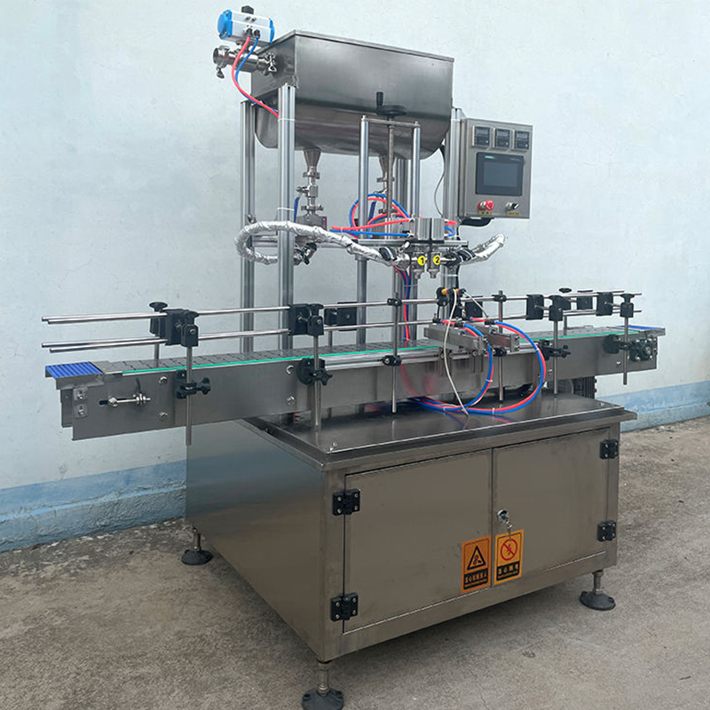 The automatic servo pump liquid filling machine does not contaminate the filling material.