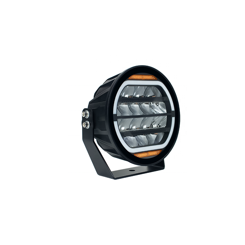 The car LED daytime running lights are made of high-quality aluminum alloy.