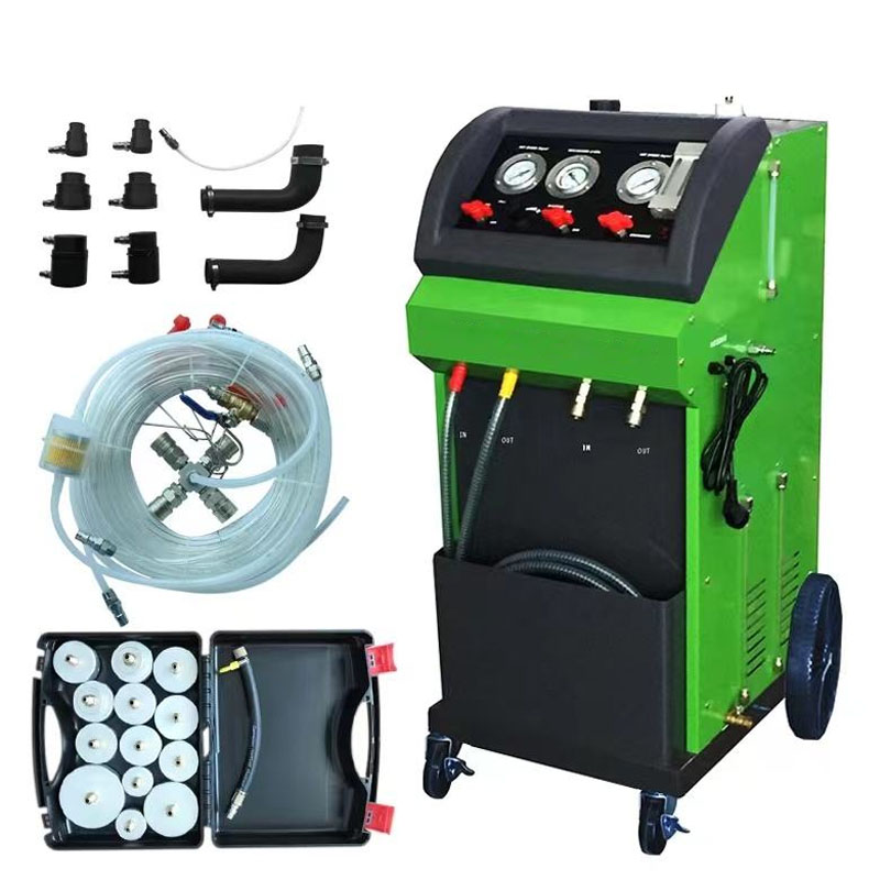 Multi-function automotive fluid exchange system for workshops