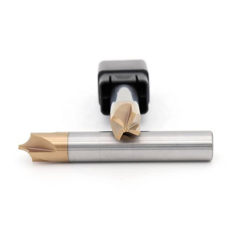 Carbide cutting tool for mold milling view.