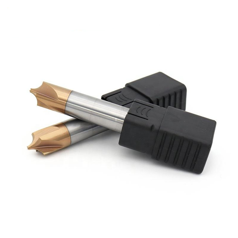 High speed radius carbide mold milling tool view.