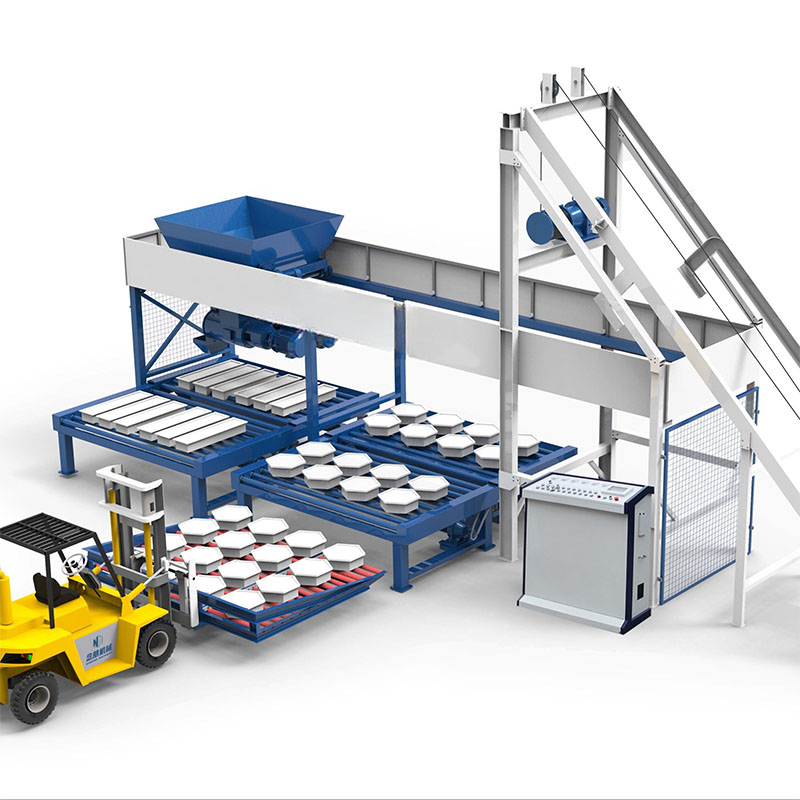 Dual-screw mixing technology with high mixing uniformity, ensuring stable and reliable concrete strength