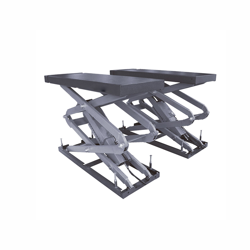 Electric underground scissor car lift can support all kinds of small passenger cars