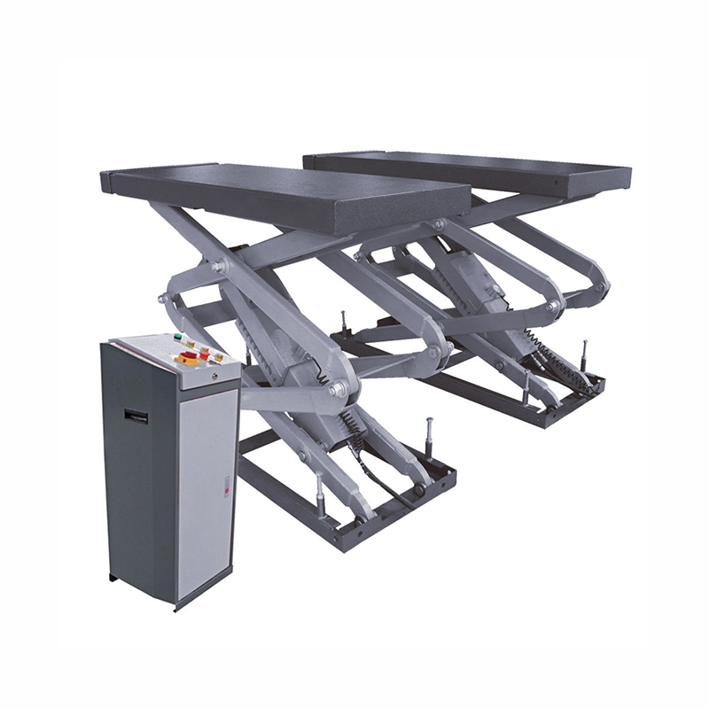 Electric underground scissor car lift combines efficiency and safety