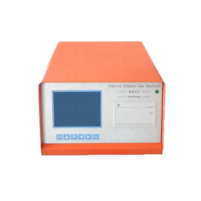 Emission Testing Equipment Front View (Diagram)