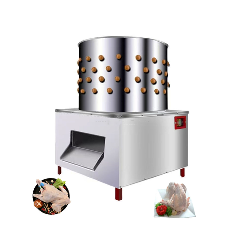 The feather removal machine is specifically designed for poultry slaughtering and processing.