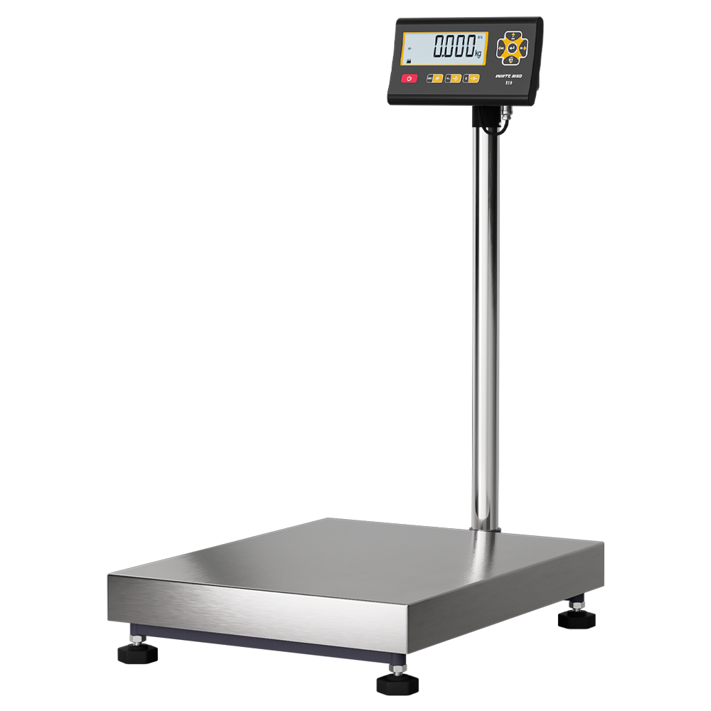 High-precision sensor + four-point calibration for accurate weighing with an error ≤±0.1%, complying with metrological standards.