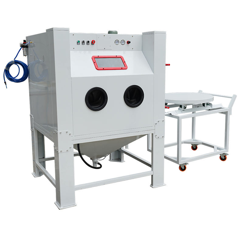 Compatible with abrasives of multiple particle sizes from 0.1 to 2.0mm, suitable for all materials including metal, stone, glass and plastic, abrasive materials recyclable for reduced consumable costs