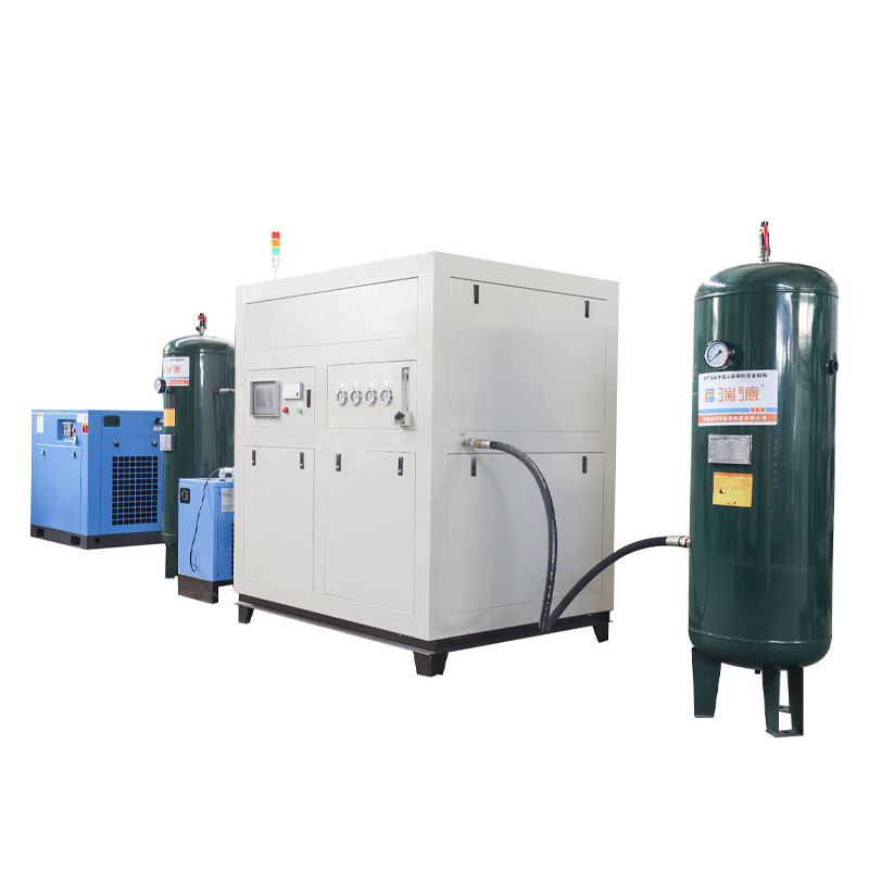 Intelligent nitrogen generator for accurate tire pressure control