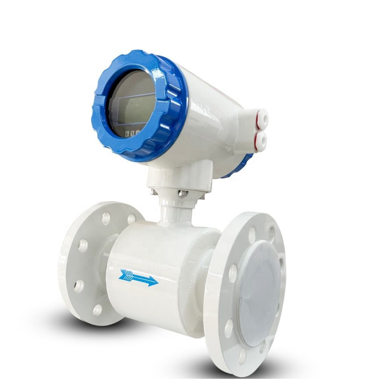 Sewage flow measuring instrument panel view.