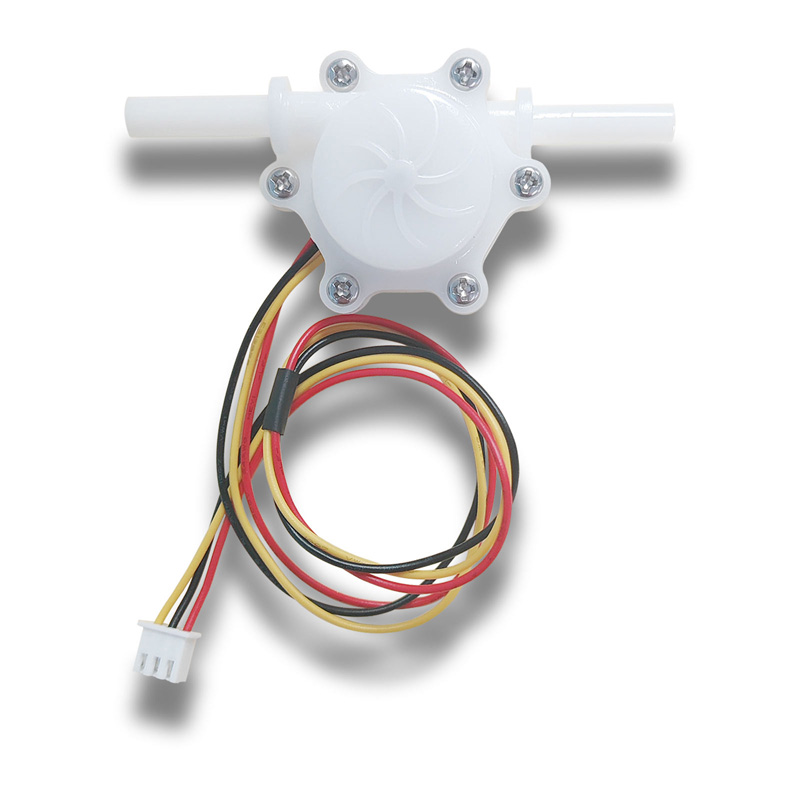 1.5l/min pulse flow meter multi-angle view.