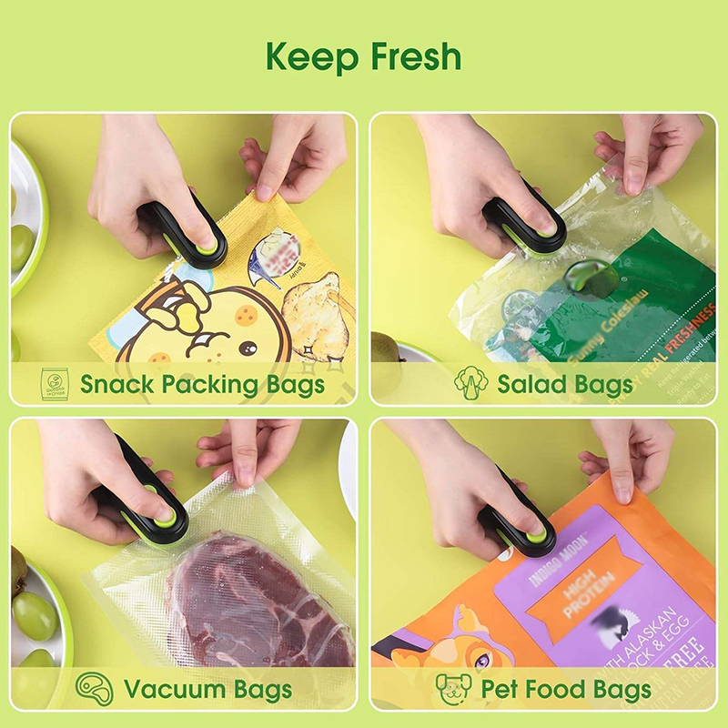 Mini sealing machine with cutter, easy to carry