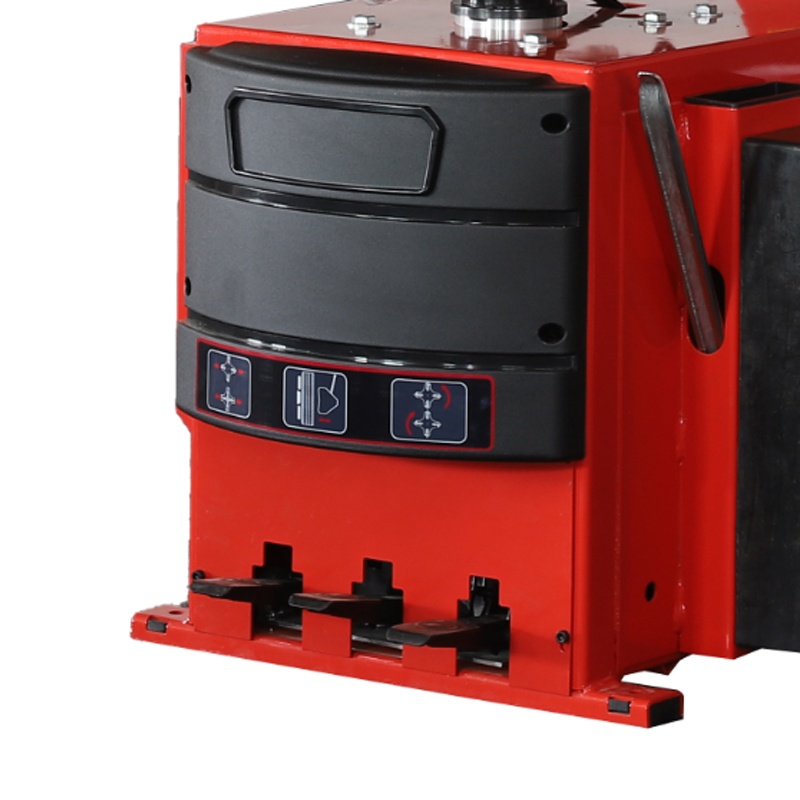 Motorcycle tire changing machine – detailed image