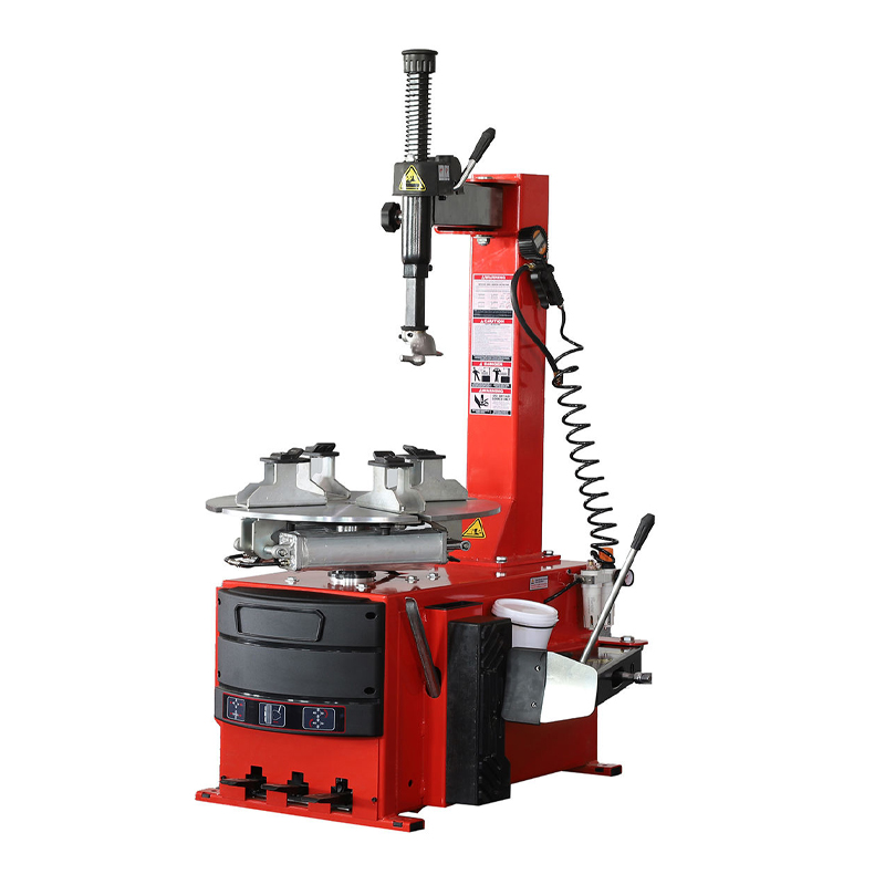 Motorcycle tire changing machine (demonstration image)