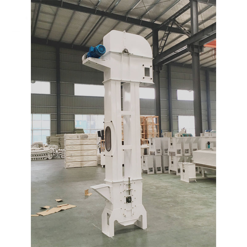 Bucket elevator for rice corn beans and other food grains
