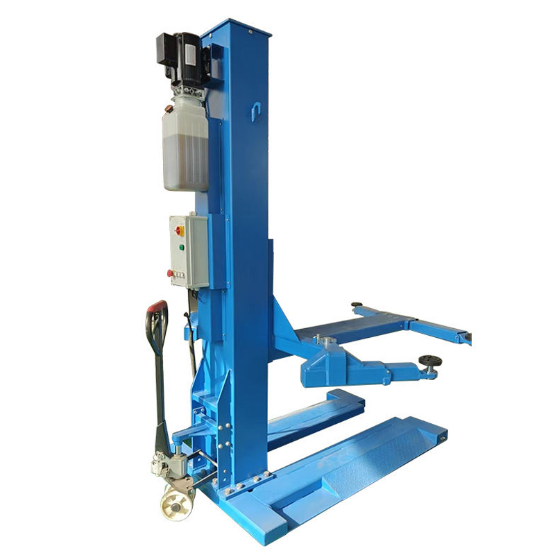 Single Post Car Lift Portable Electric Car Raising Machine