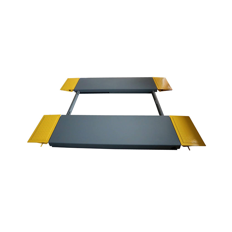 The portable scissor lift can precisely support the vehicle body