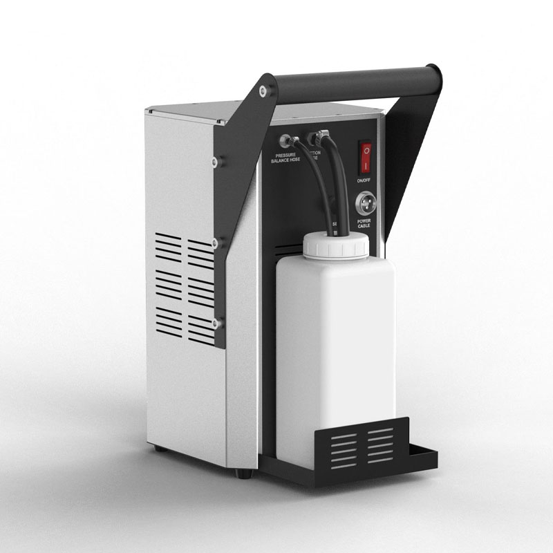 Brake oil exchange machine for automotive service centers