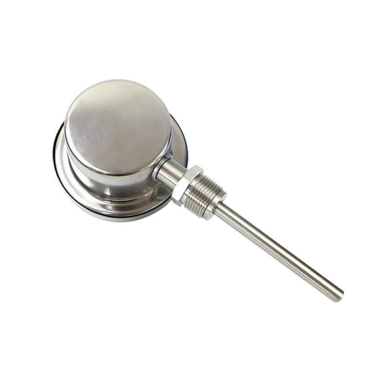 SS304 boiler temperature gauge multi-angle view.