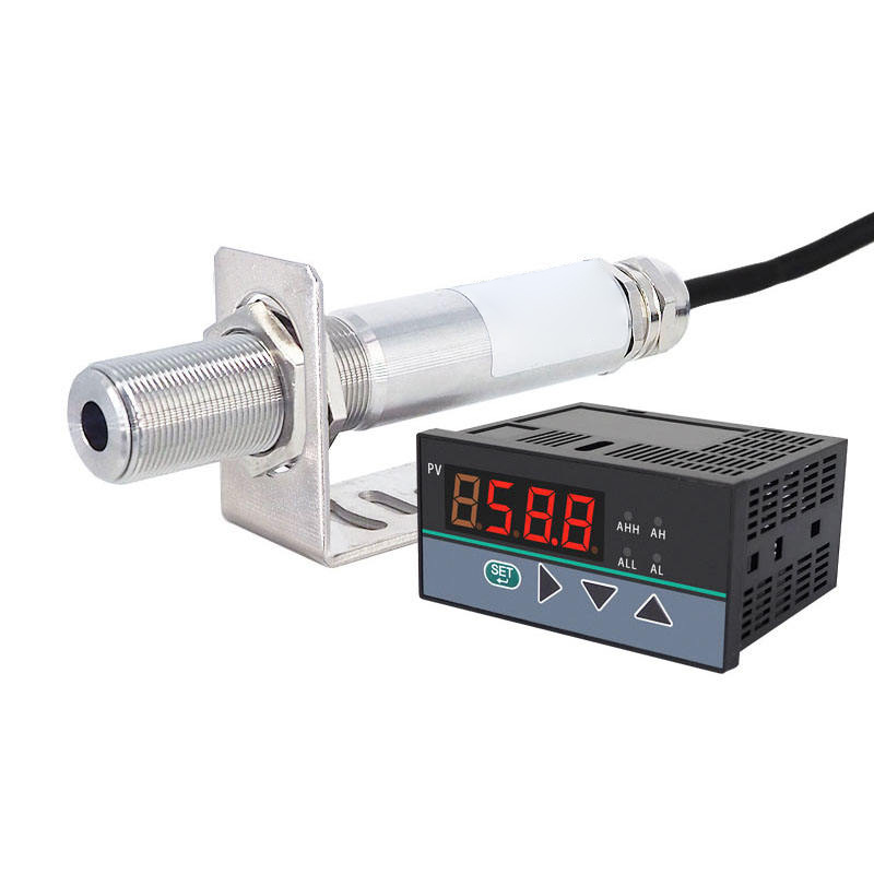 Fixed non-contact thermometer for industry view.