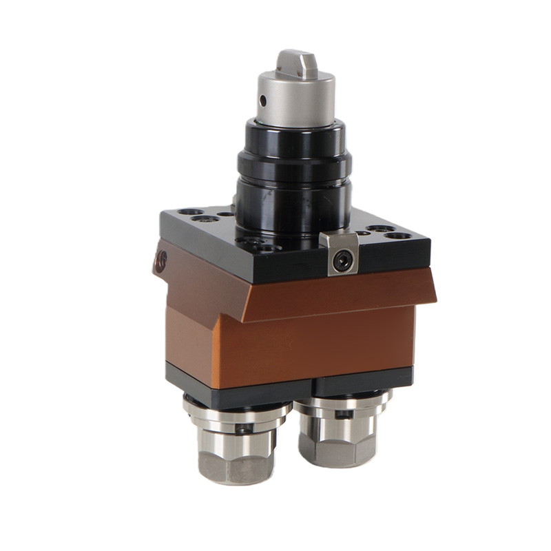 Double head driven tool multi-angle display view.