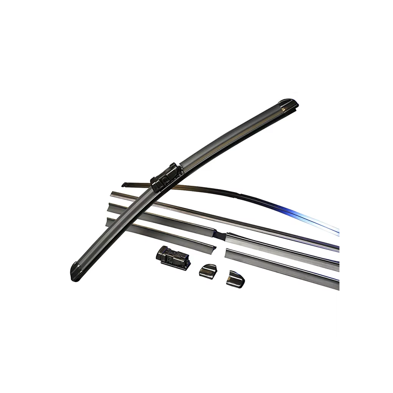 The windshield wiper blades are made of natural rubber.