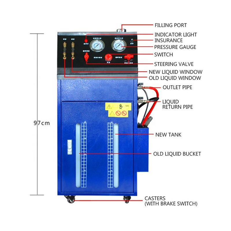 automatic transmission oil flushing machine equipment