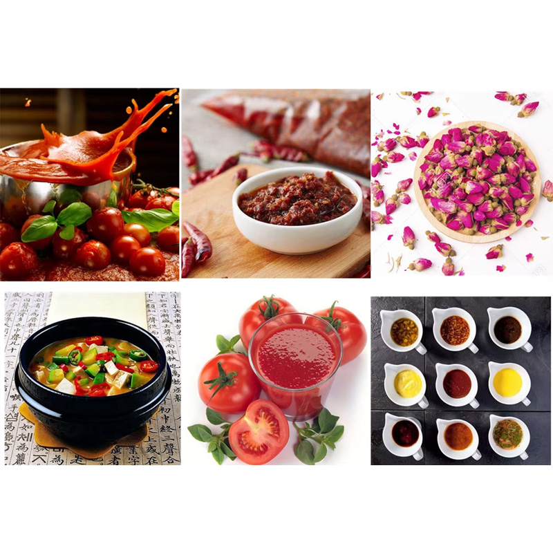 Applications of mixing machines in food production.