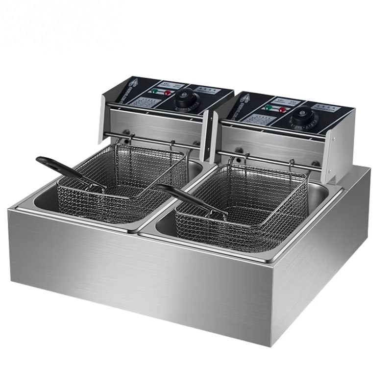 Commercial electric deep fryer for restaurants and food factories
