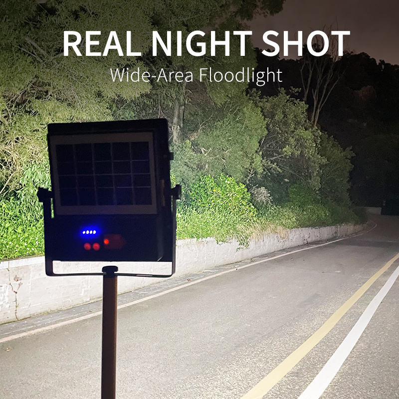 Outdoor application effect of ultra-bright LED solar lights.