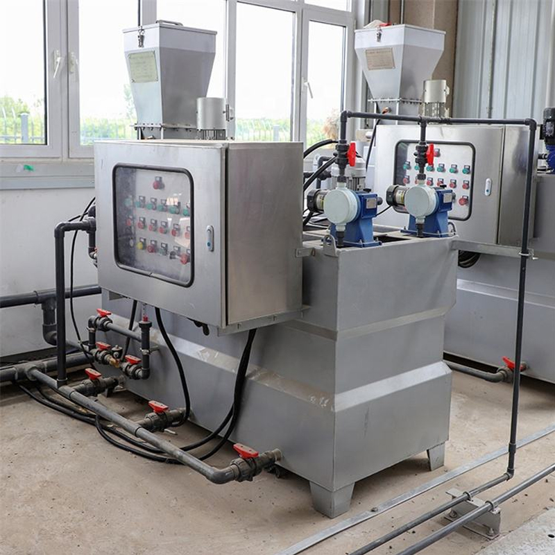 chlorine dosing system applied in wastewater treatment plant