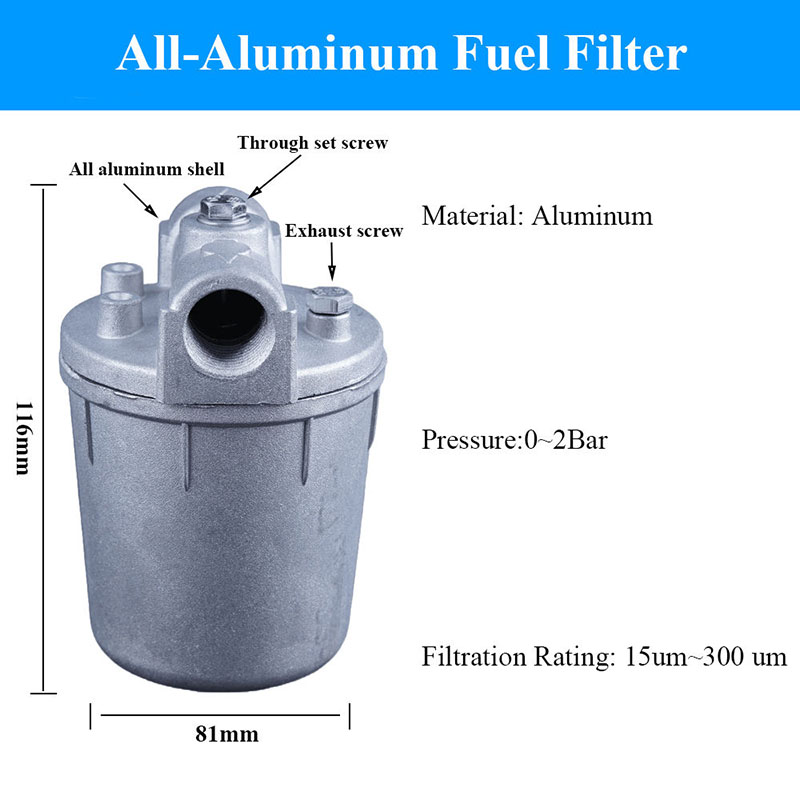 suitable for all aluminum diesel filter waste oil burner