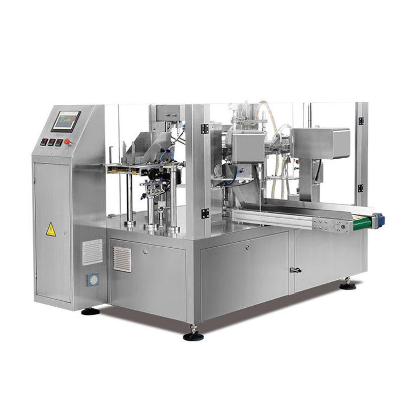 Automatic piston fill seal machine for liquid and paste packaging