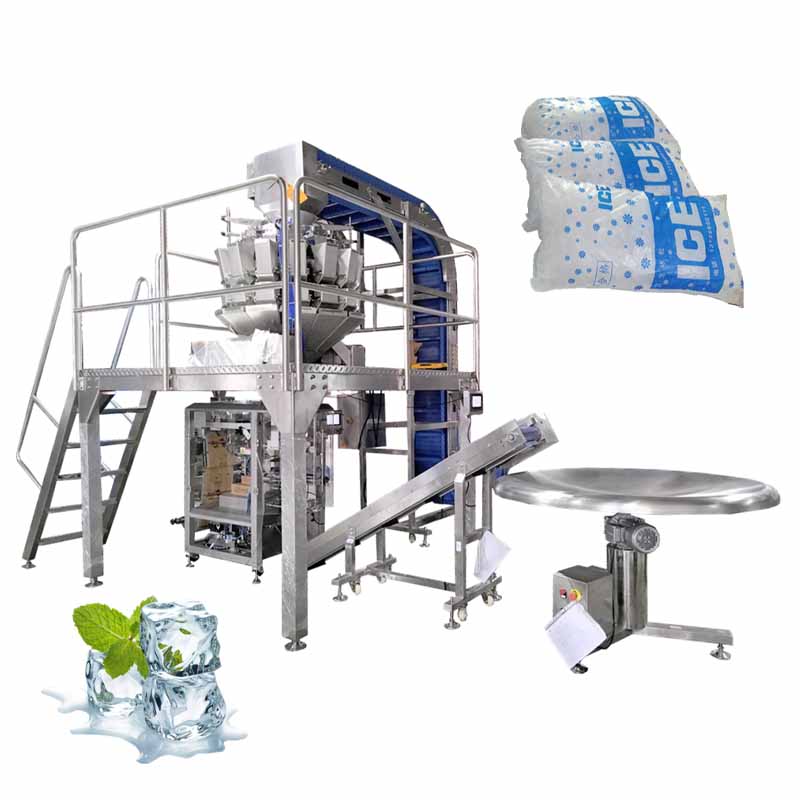 Front view of the 10–40 bags/min multi-purpose weighing packaging machine.