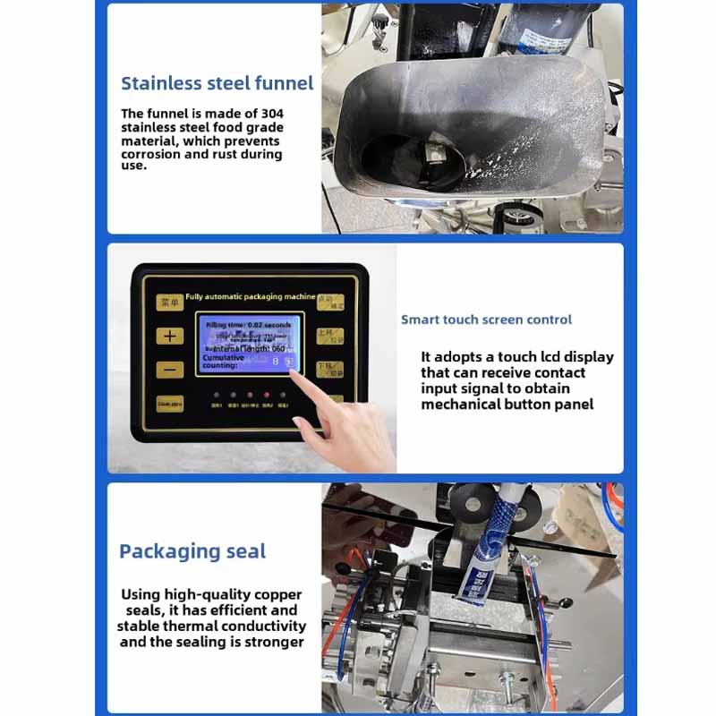 PLC touch screen control panel for easy operation.