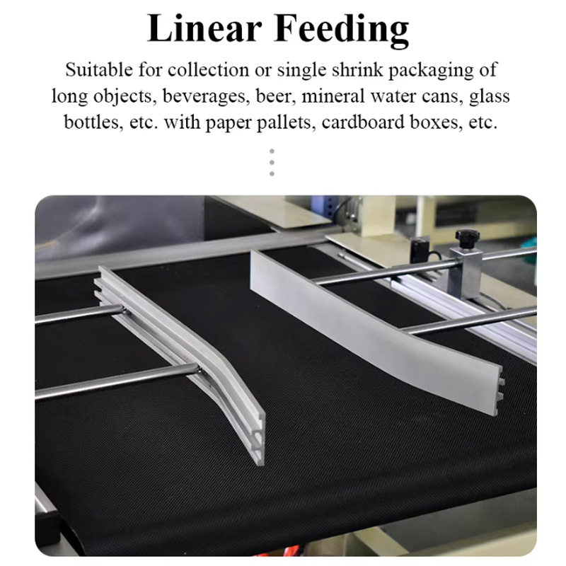 Adjustable conveyor supports continuous multi-product packaging