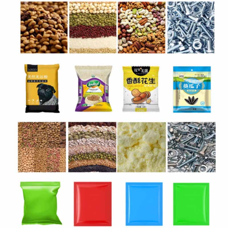 Intelligent control pouch packaging machine for beans and granules