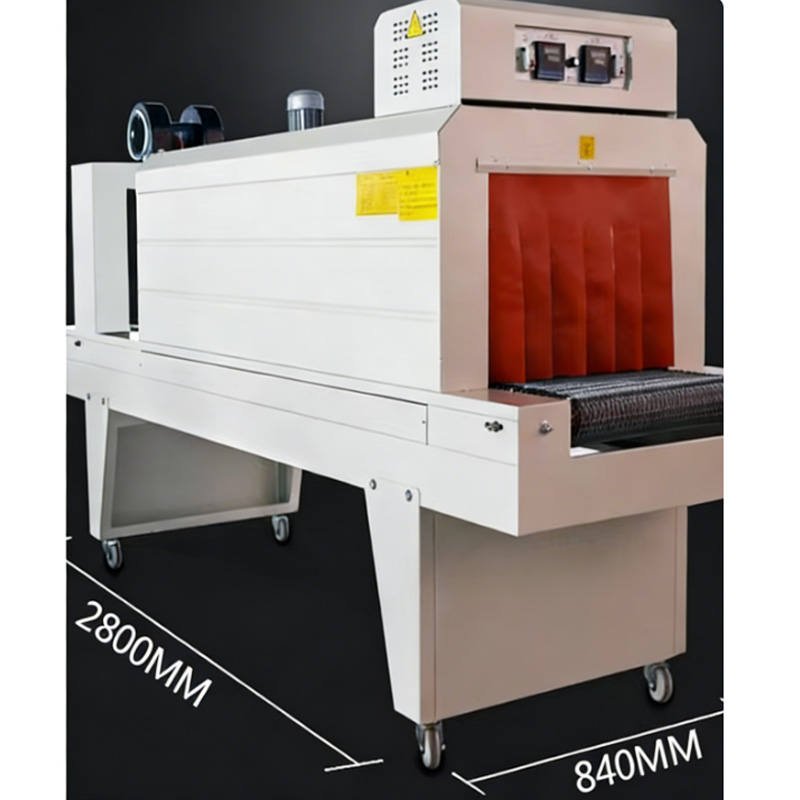 Durable shrink wrapping machine for industrial wine packaging