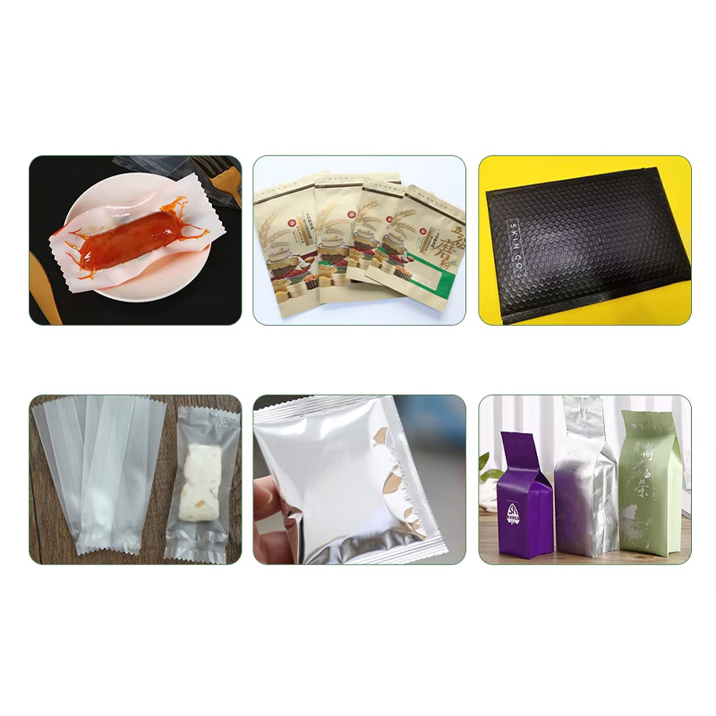 Applications of food packaging sealing machines.