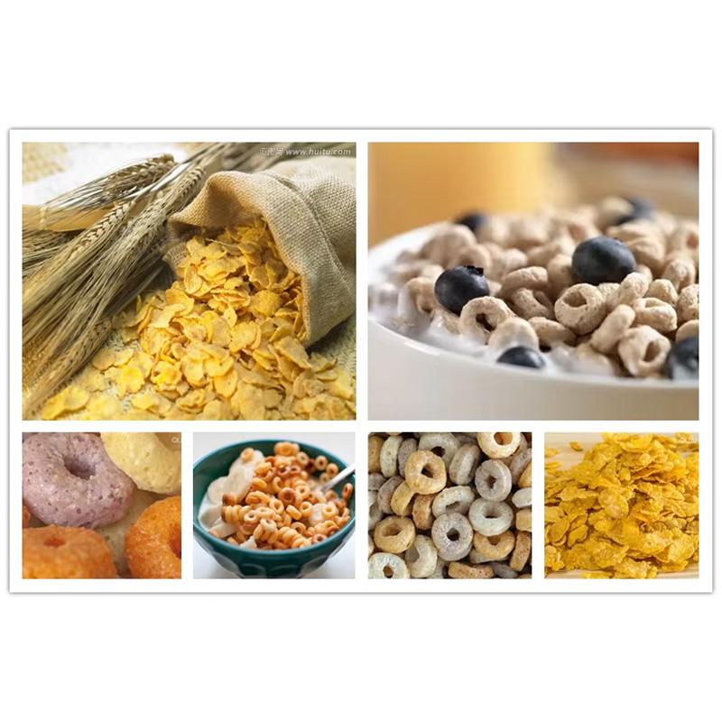 Energy saving design for corn flakes extruder