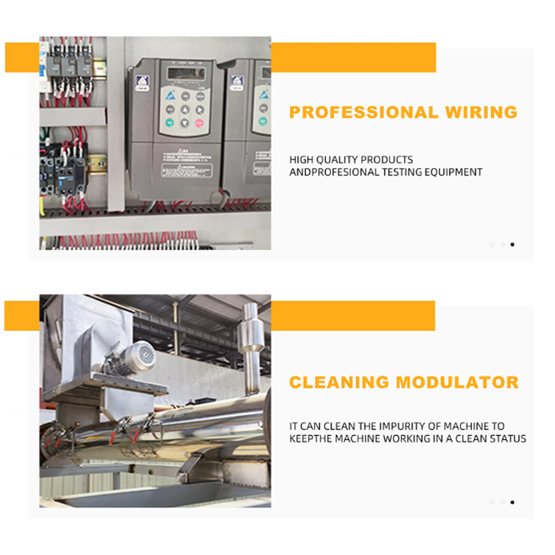 150-500kg/h high output corn snack machine.