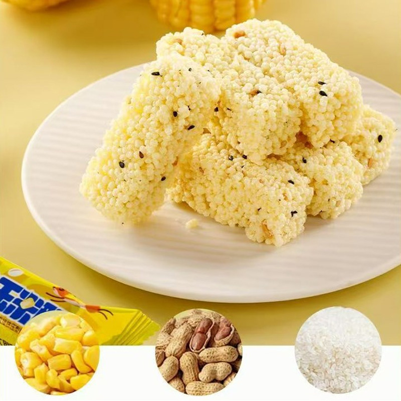 50-1000kg full automatic snack cracker extruder