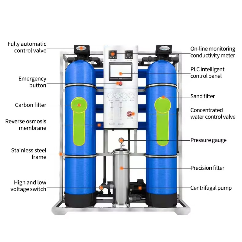 1000L/H RO Pool Purifier With PLC Control.