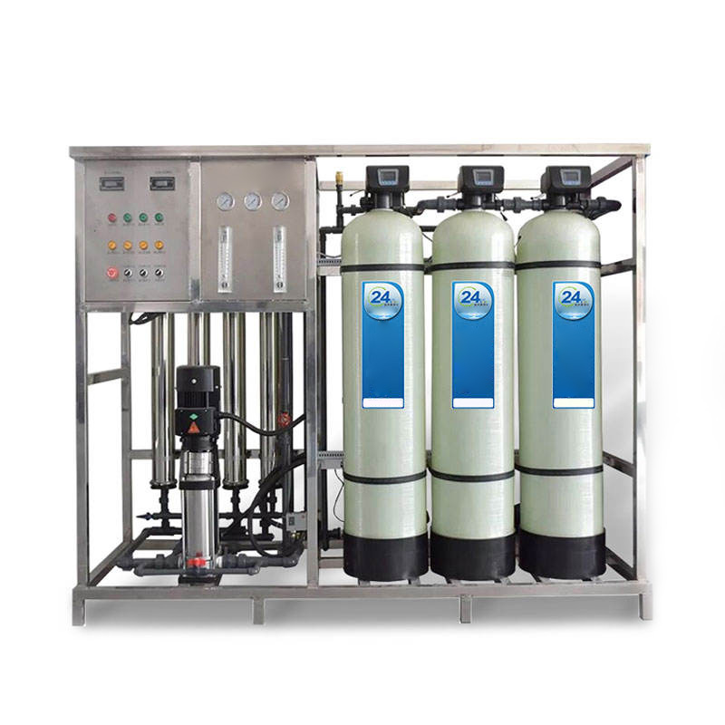 Full view of industrial ro pure water equipment